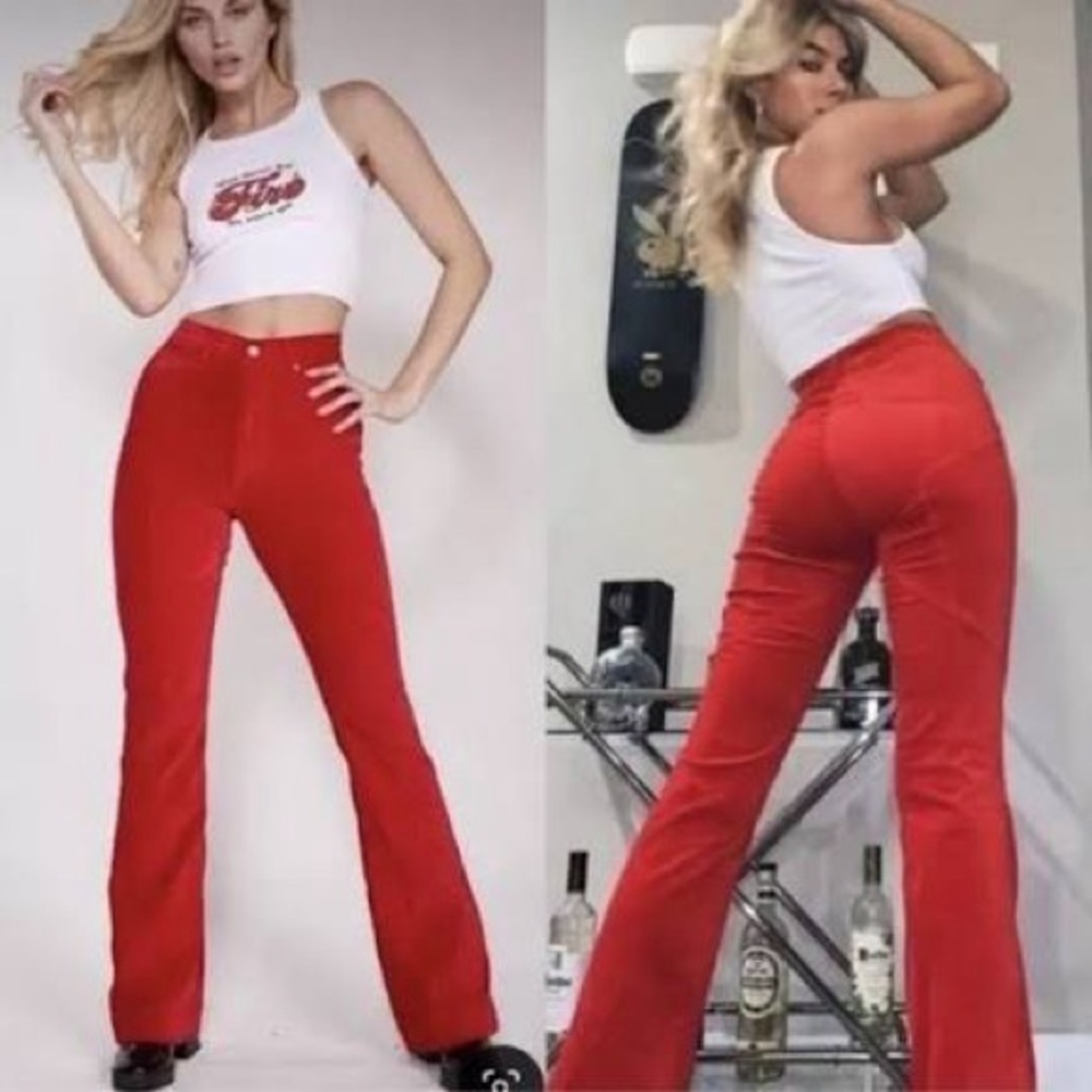 REVICE Scarlet Red Trousers